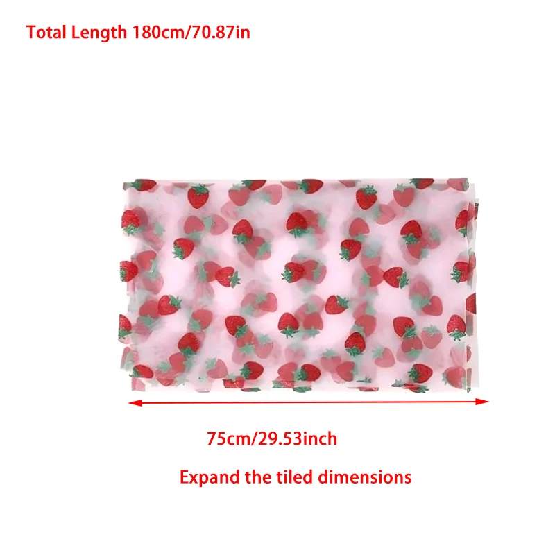 

Сетчатая дорожка на стол для детского праздника, украшение для вечеринки в стиле клубники, дорожка на стол для дня рождения в клубничной тематике, декор для дня рождения с клубничной тематикой