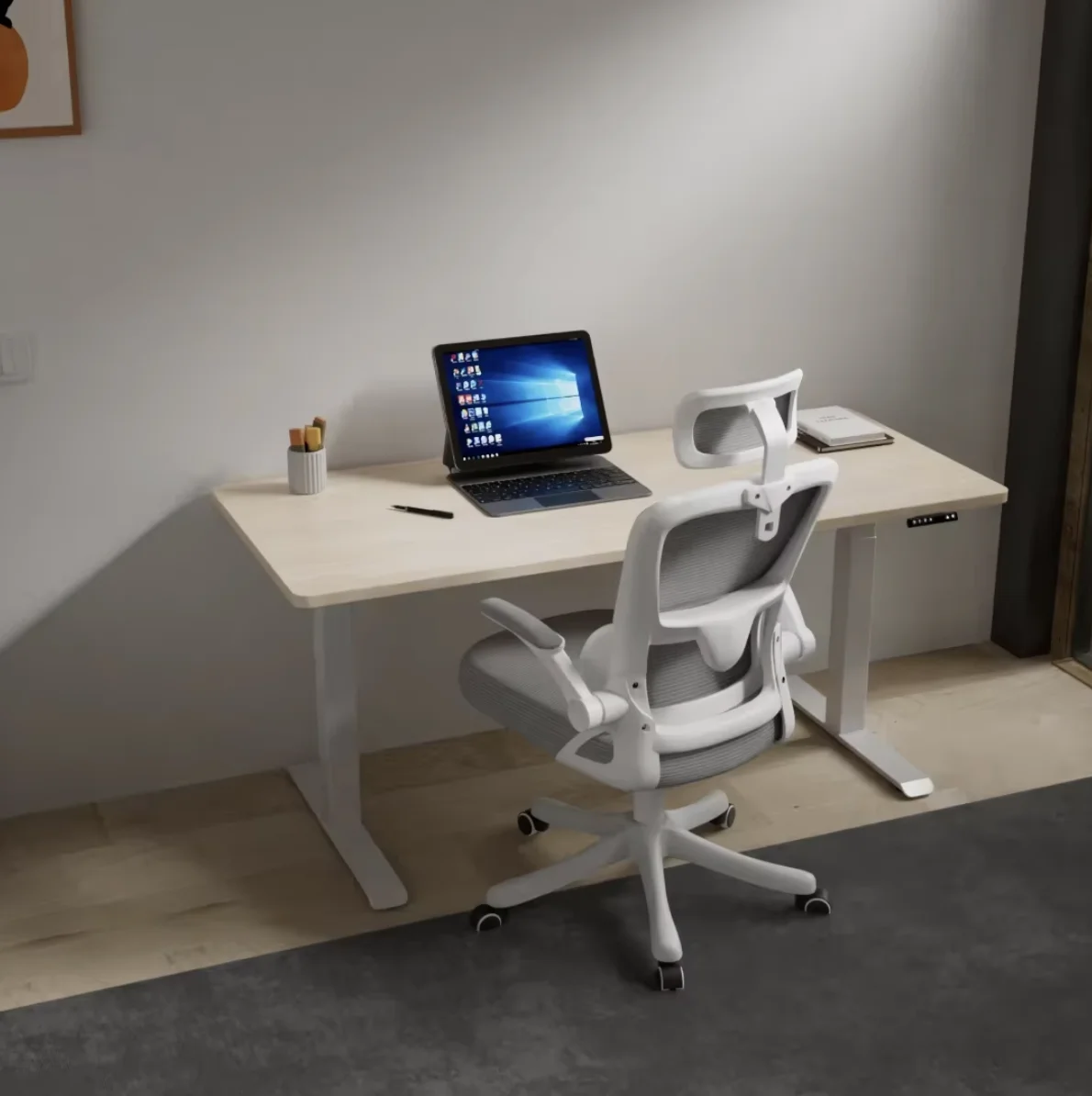 

New Design Electric Standing Desk Lift Mechanism Frame Table Dual Motor Sit Stand Desk