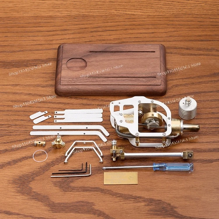 For STEM Education & Demonstration: Micro Pneumatic Engine Helicopter Model - Physics Toy for Thermodynamics Principles