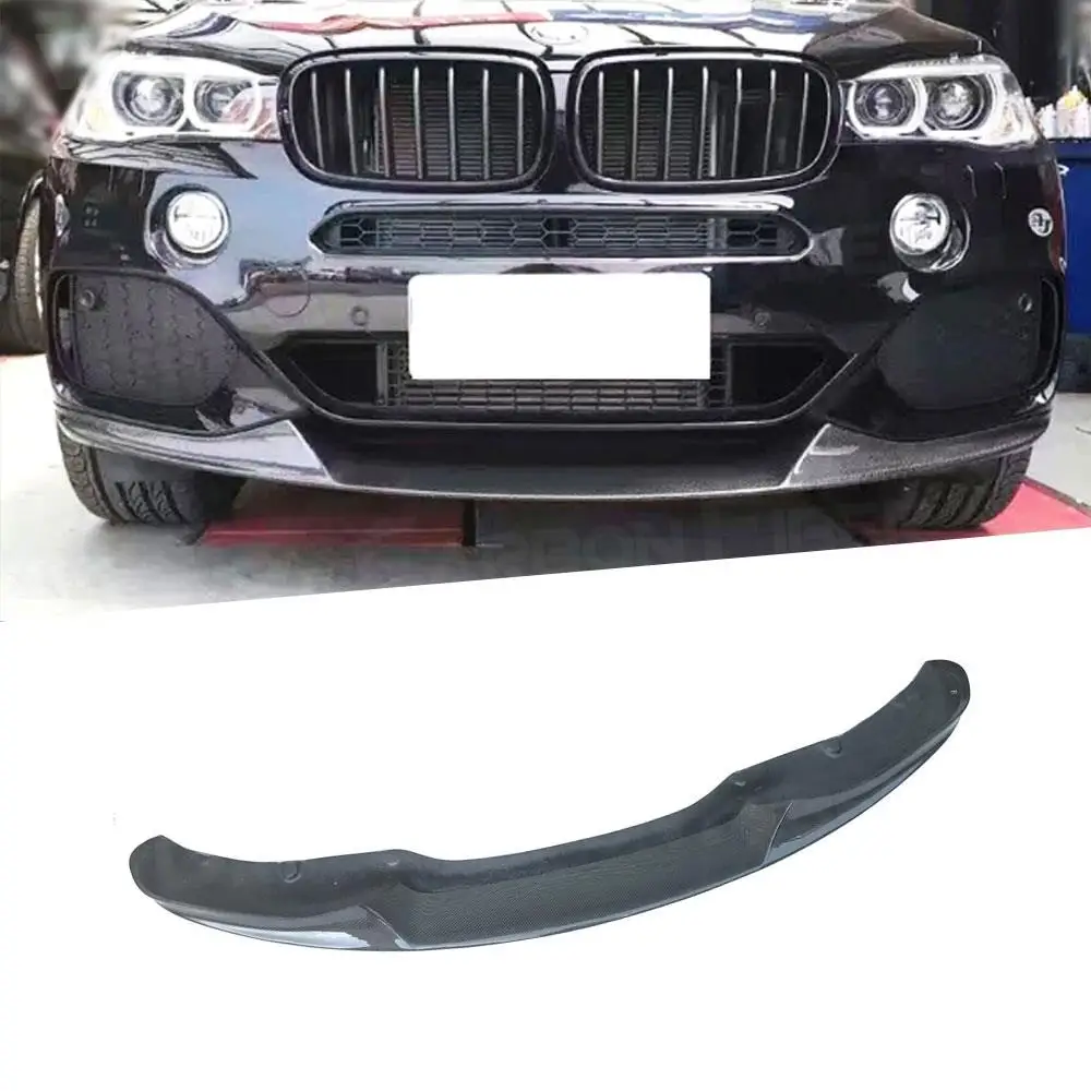 

For BMW X5 F15 M Sport 2014-2018 Car Front Lip Spoiler Carbon Fiber / FRP Bumper Extension Chin Guard MP Style