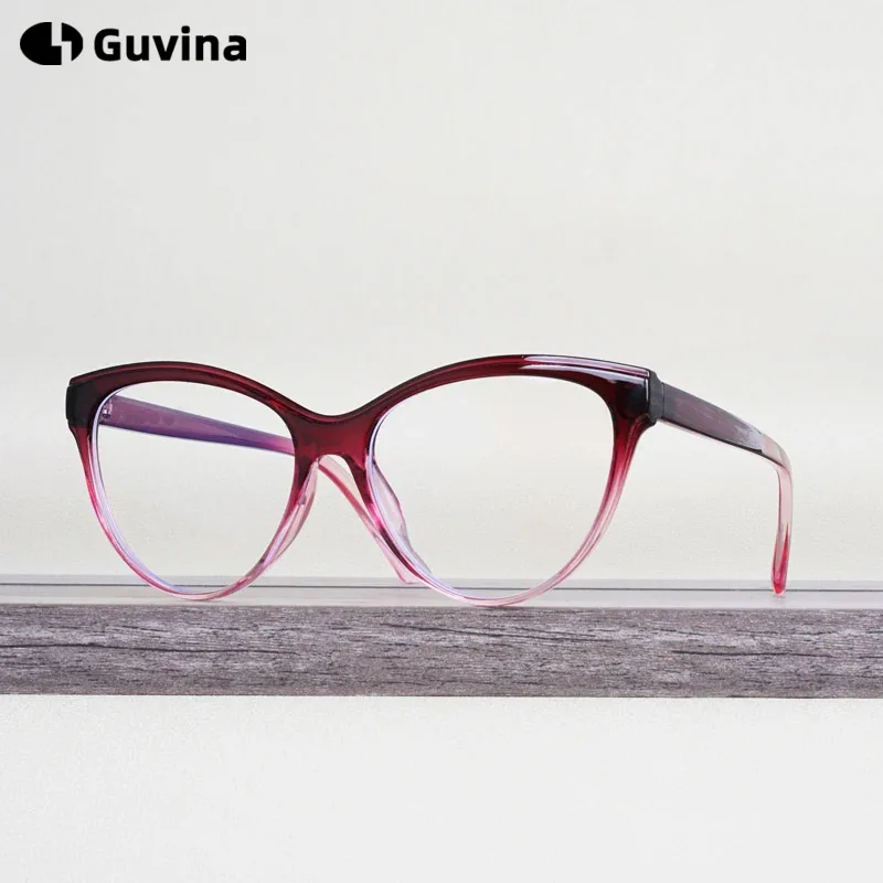 

Guvina Anti Blue Light Women's Glasses Optical Prescription Eyeglass Frames Vintage Design Eyewear