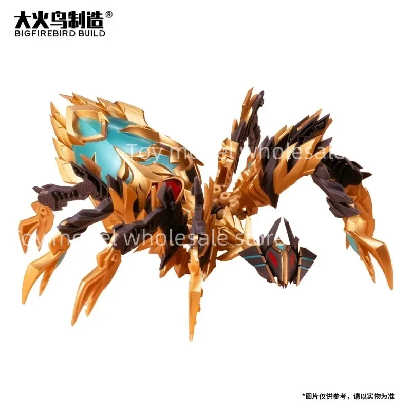 Em estoque Bigfirebird Build EX03 EX-03 NACHA Figura Ation Transformável Mecha Golden Empress Spider