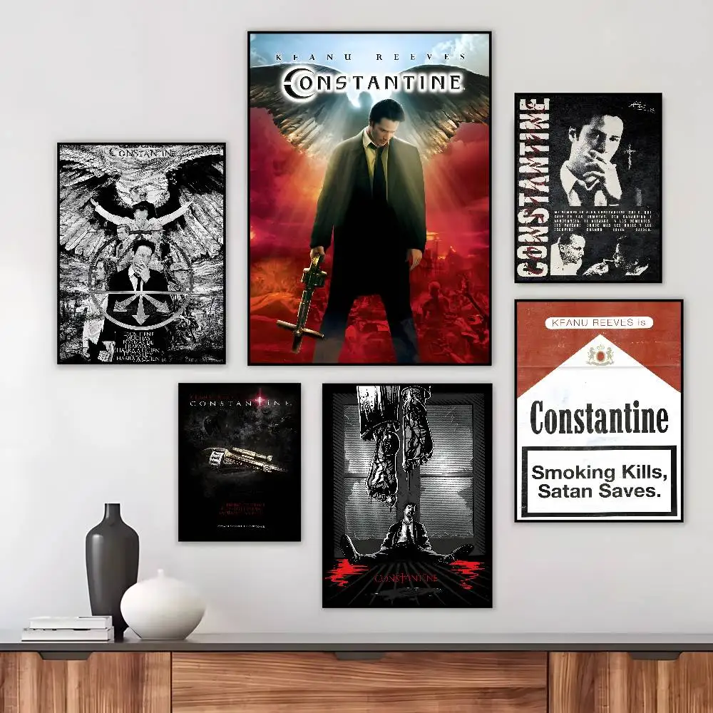 Popular Movie C-ConstantineS Classic Poster Art Canvas Aesthetic Printing Paper Wall Art for Living Room Bar Fashion Home Decor
