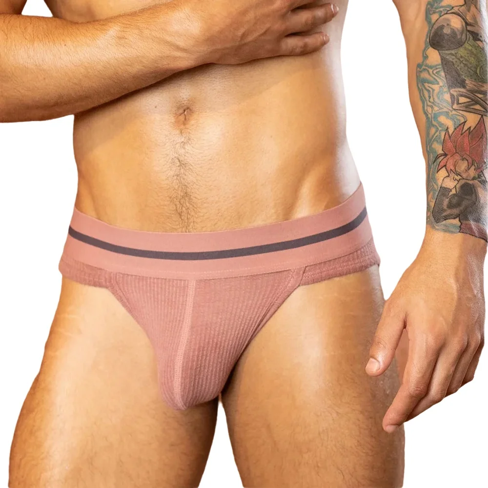 TAUWELL-SOFT CAUTION bielizna męska, nowe wygodne figi bikini z materiału jedwabiu, 2024 — zdjęcie 2