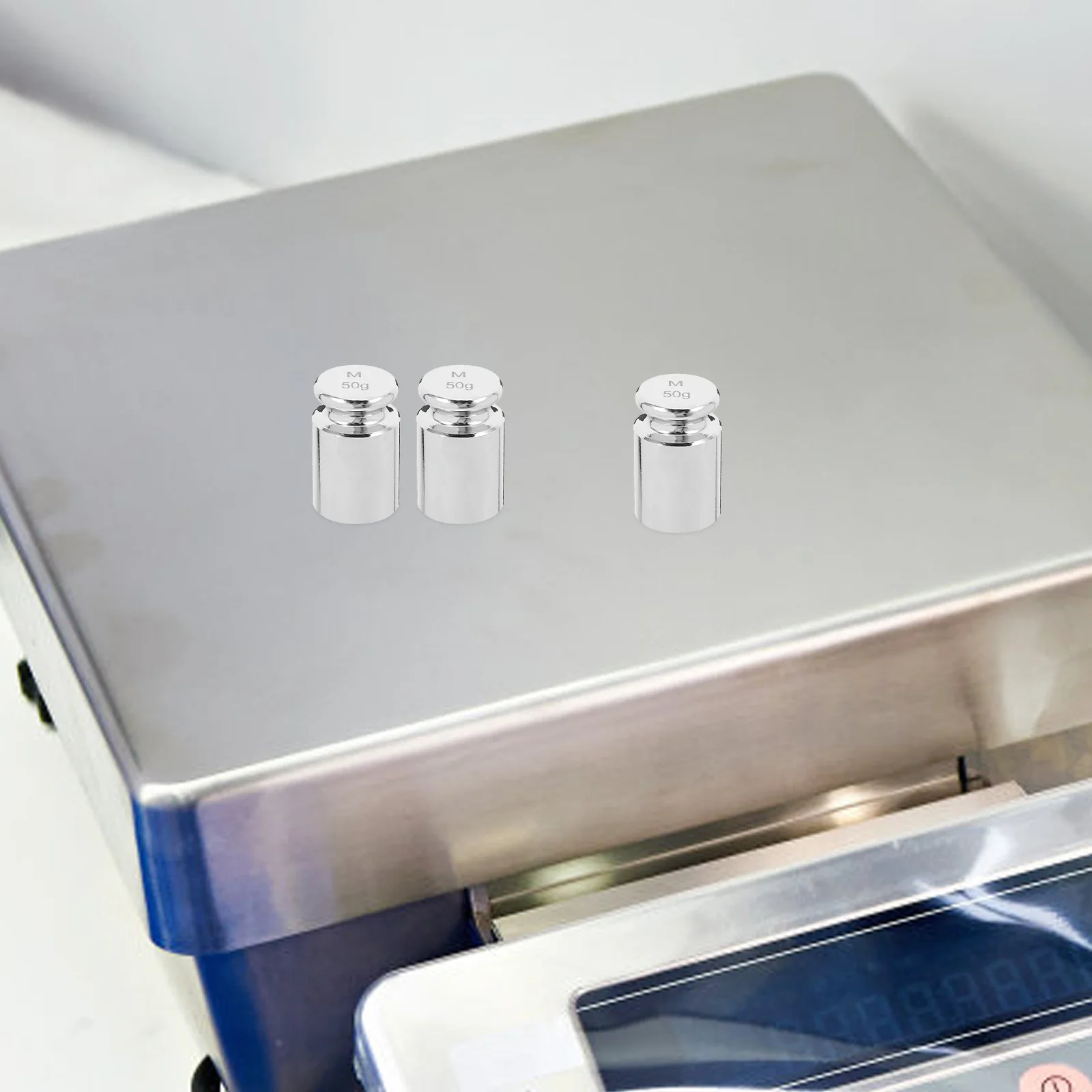 

50g Chrome-Plated Small Calibration Weight Precision Mass for Jewelry Scale Lab Scientific Use