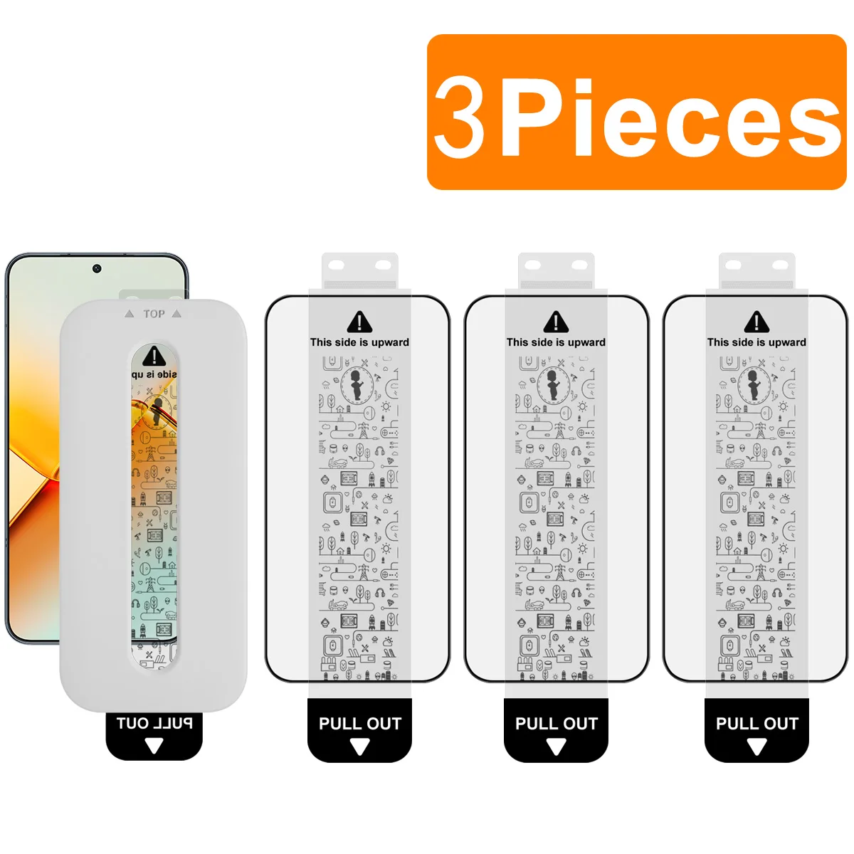 IMAK Pro+ Tempered Glass for Honor Power 2 5G Dust-free Chamber Locator Film Support Fingerprint