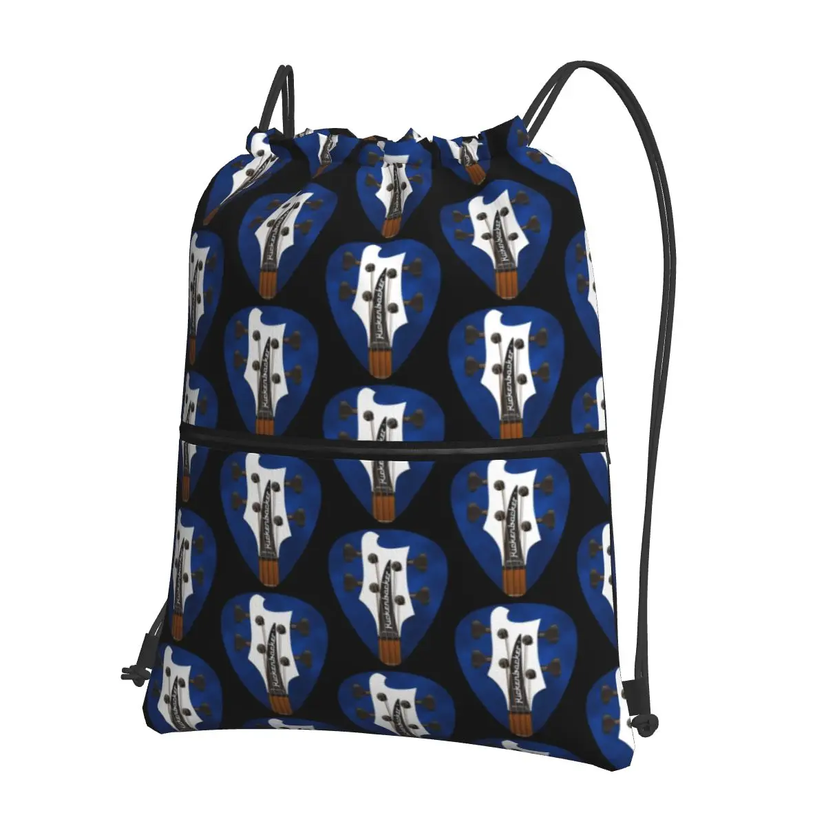 

Медиатор на грифе гитары Art Rickenbacker 4003, белые рюкзаки для бас-гитары, сумки на шнурке, сумка для мелочей, сумки для книг для мужчин, женщин, студентов