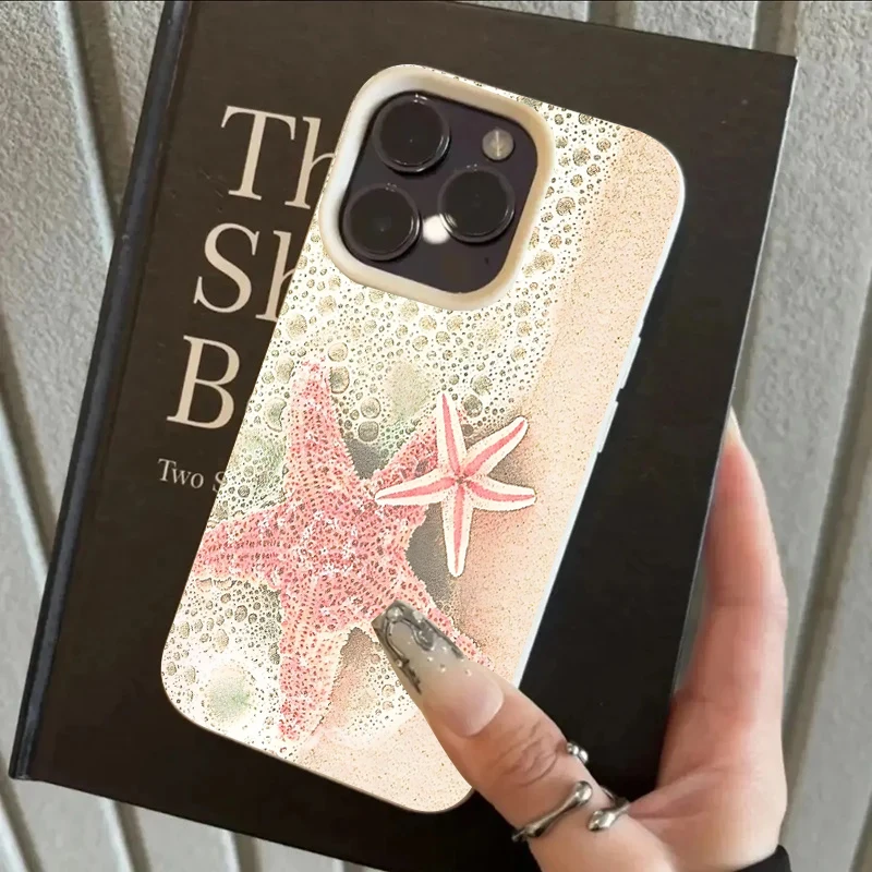 Marine Dolphins INS Collage-Stil Hüllen für iPhone 17 15 14 Pro Max Hülle iPhone 16 13 12 11 XS XR Plus Stoßfeste TPU-Schutzhülle – Detail 1