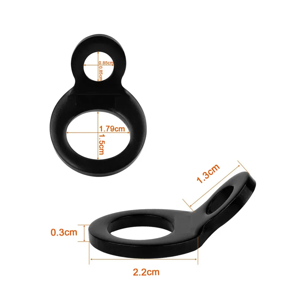 2x Motorcycle Stainless Steel Tie Down Strap Rings Universal Multi-Purpose Strapping Hooks For Dirt Bike ATV UTV Trailers Trucks