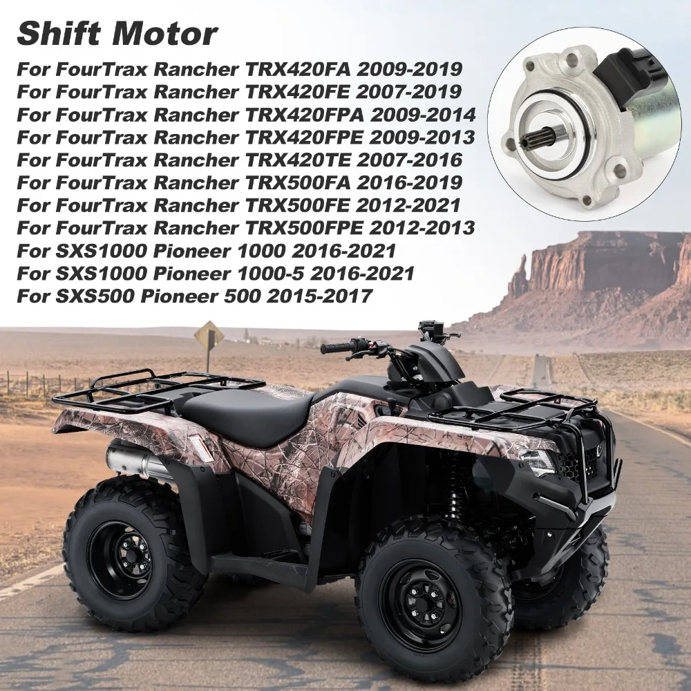 Power Shift Control Motor Shift Control for FourTrax Rancher 420 TRX420 TRX500 Pioneer 500 1000 Replace 31300-HP5-601 430-58007