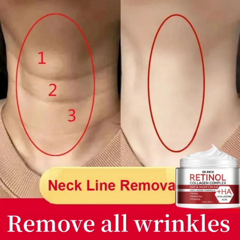 

Retinol Remove Wrinkles Face Cream Lifting Firming Anti-Aging Fades Neckline Fine Lines Moisturizing Brighten Korean Skin Care