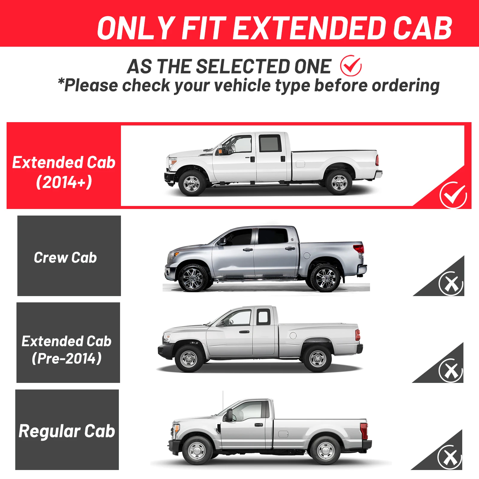 Side Step Running Boards for 15-22 Colorado/Canyon Extended Cab Aluminum,L+R