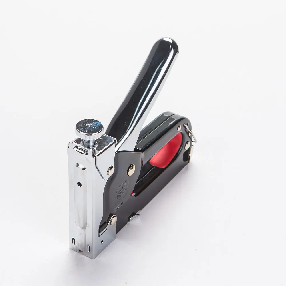 Upholstery Staple Gun 4-in-1 Stapler Gun with 800 Staples Manual Brad Nailer Power Adjustment Stapler Gun Wood Crafts Carpentry