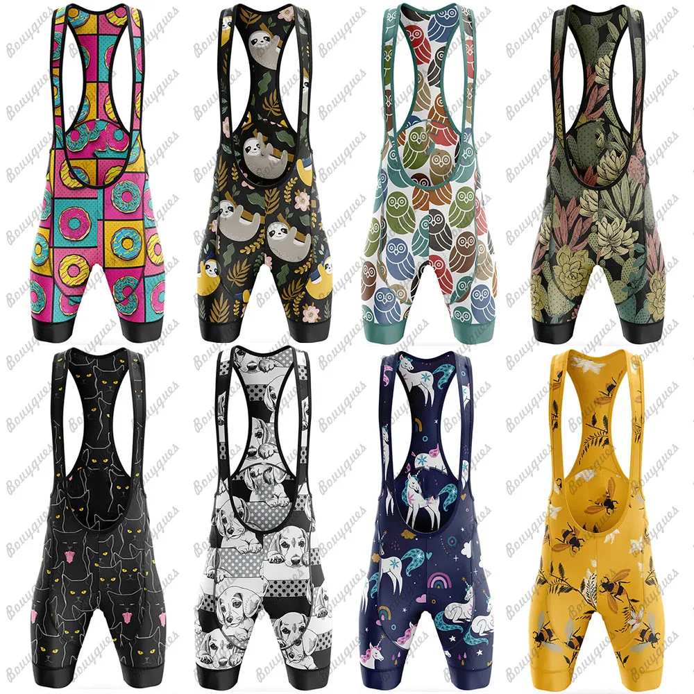 2023 New Cycling Bibs Shorts Mountain Bike Breathable Men\'s Women Gel Padded Bike Tights Triathlon outdoor sport Bicycle Shorts
