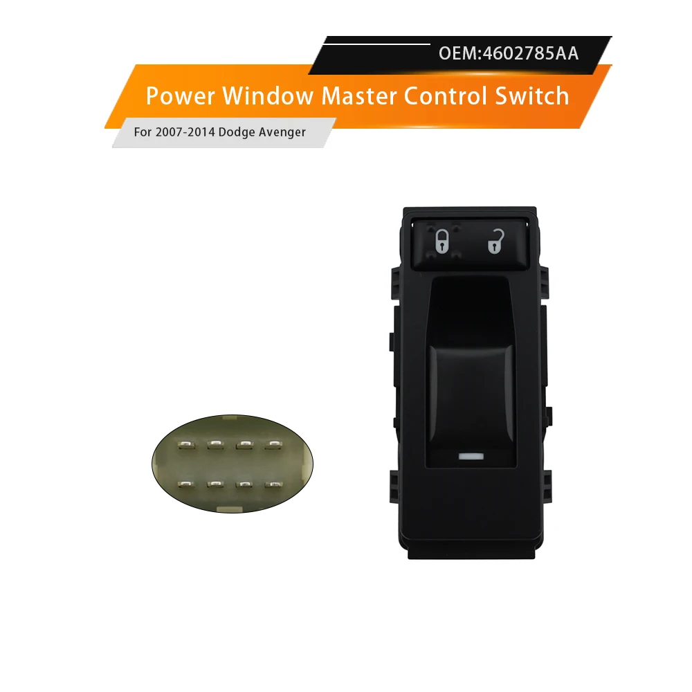 Interruptor Eléctrico para Ventanilla Delantera Derecha del Pasajero, para JEEP COMPASS, PATRIOT, CHRYSLER 200, 300, SEBRING, DODGE 4602785AD, 4602785AA