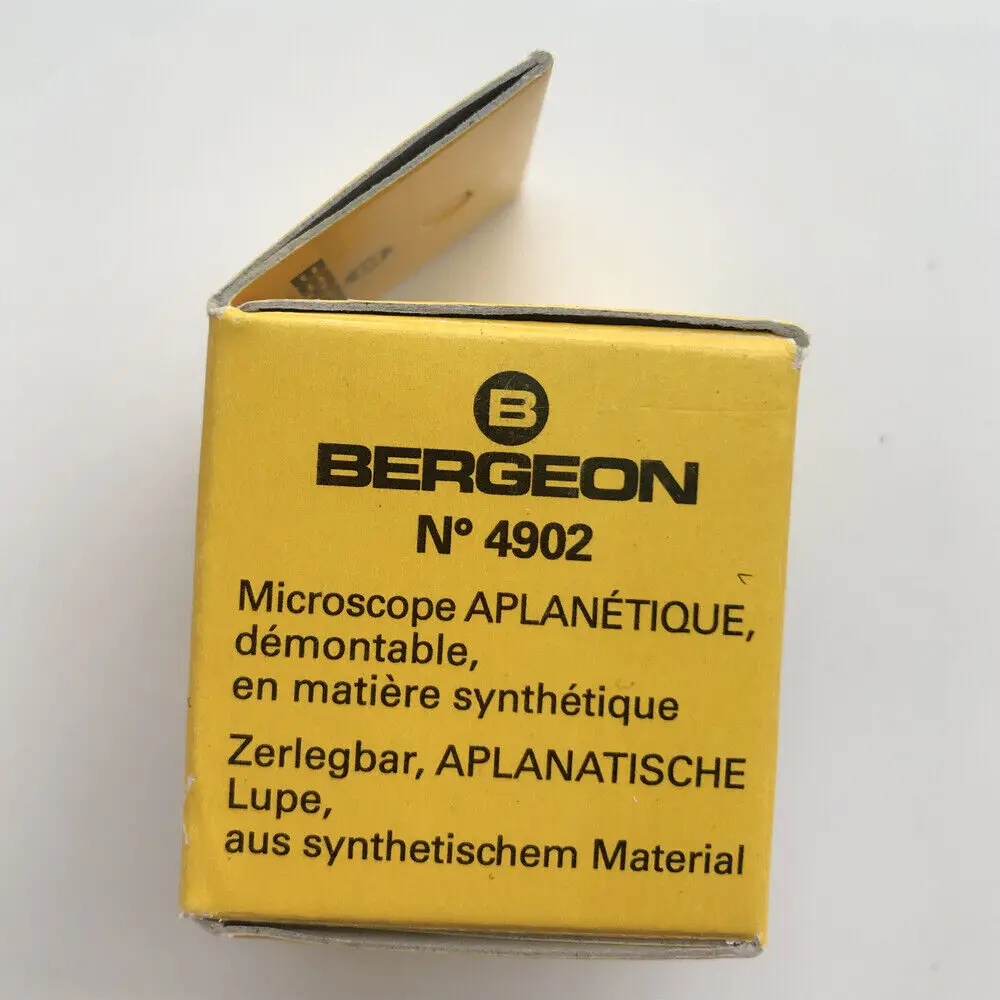 Bergeon 4902 Aplanatic Watchmakers Eyeglass Magnifier With Screw Ring Loupe