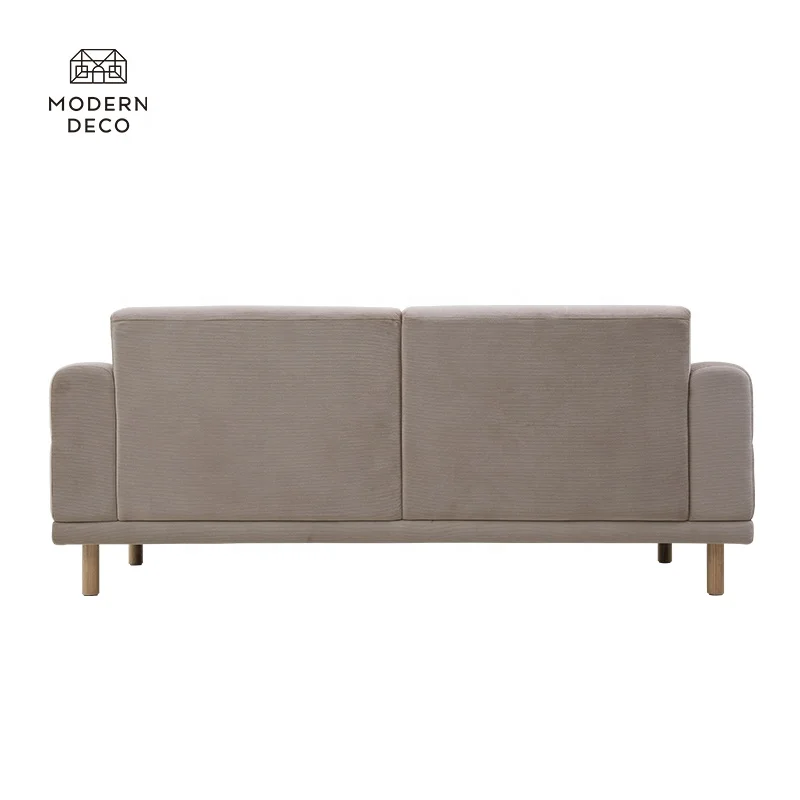 أريكة مخملية 3 قطع مقاعد بيضاء كريمية بيج مع القطيفة Canape Bank Roze Wohnzimmer المفروشات الاسكندنافية #5