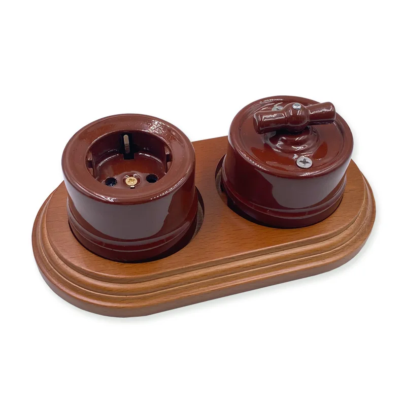 

Высококачественный настенный керамический электрический поворотный переключатель, розетки европейского стандарта, настенный персонализированный модный для украшения дома