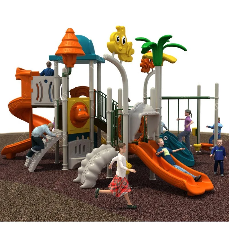 Preferential Price Kids Plastic Slide Educational Outdoor Playground Equipment for School & Residential Areas