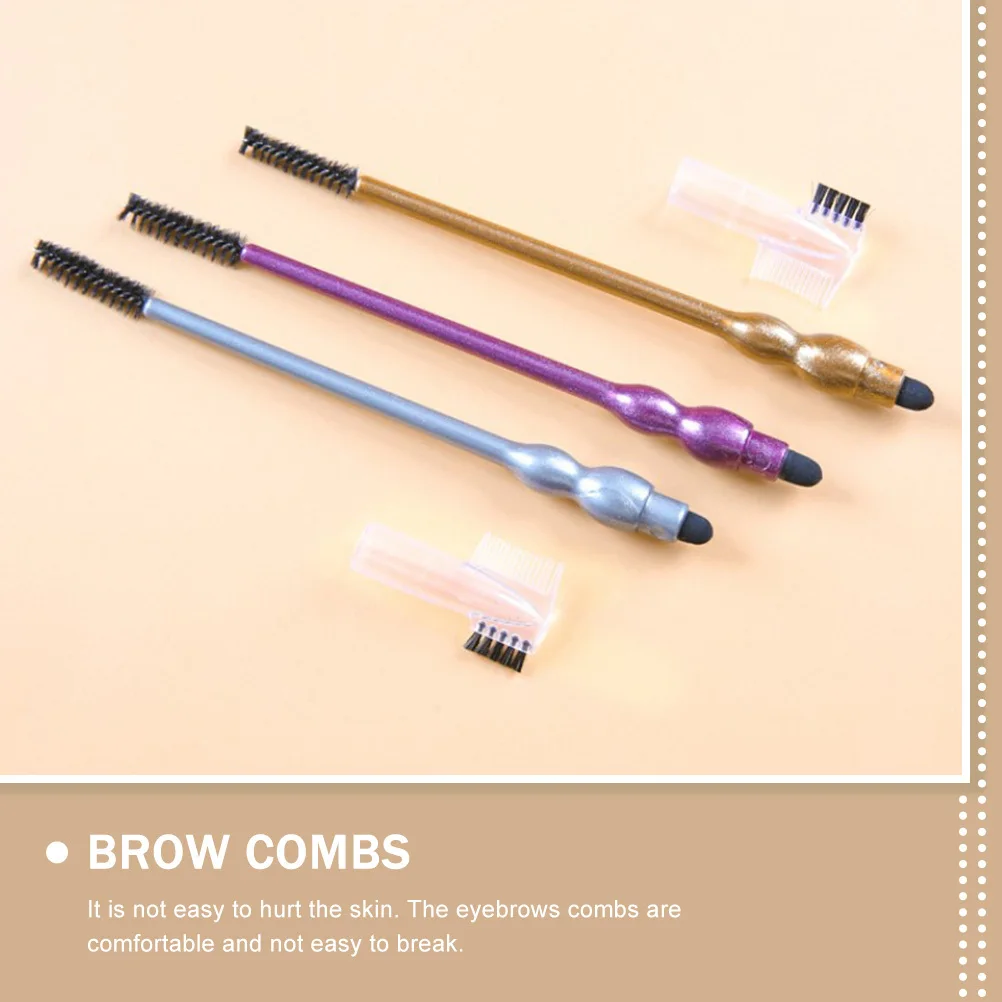 9 قطع من فرشاة رموش الحواجب برأس مزدوج لتصفيف الحواجب وتطبيق ظلال العيون والجمال متعدد الأغراض #2