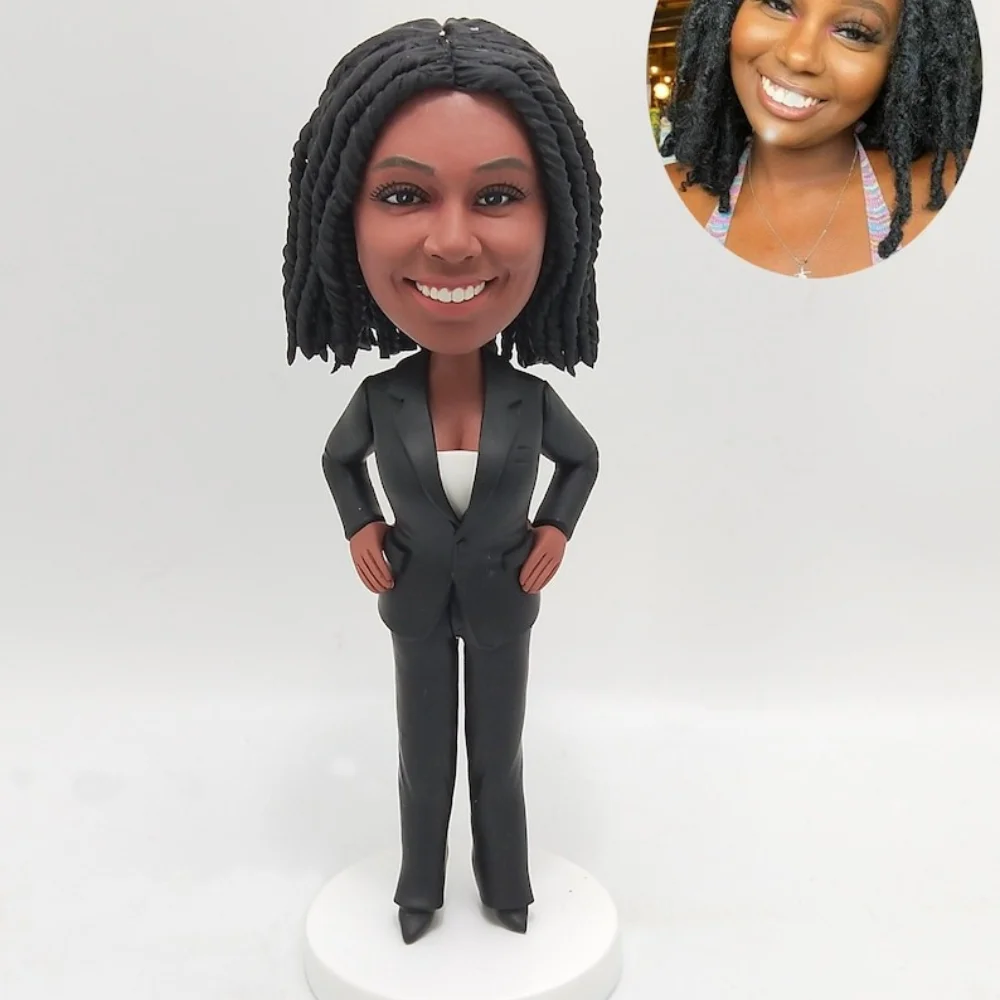 

Personalized Figurines Custom Bobblehead from Photo Gift for Him Her Couple Wedding Anniversary Home Display Memory Art