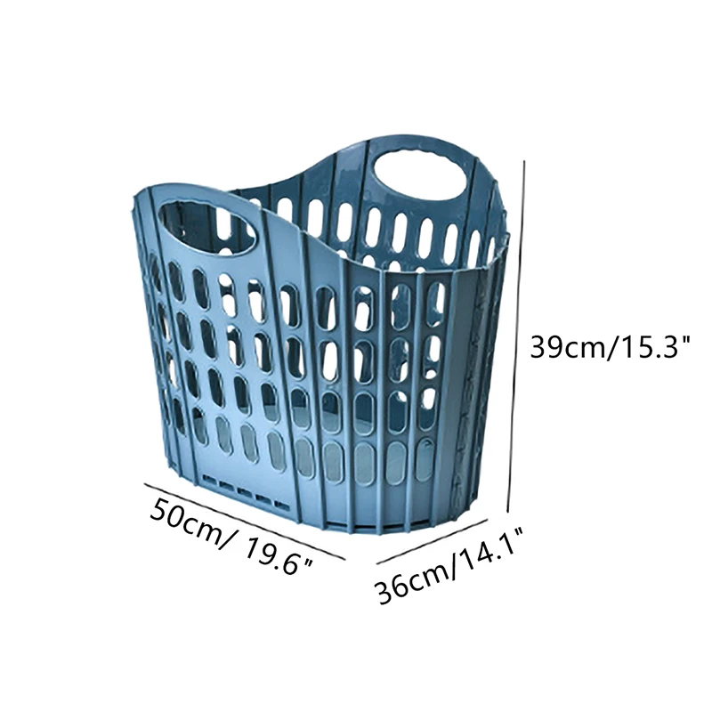 Modern Collapsible Laundry Basket, Multifunctional Portable Dirty Clothes Storage, Wall-Mounted Square Laundry Room Storage Box