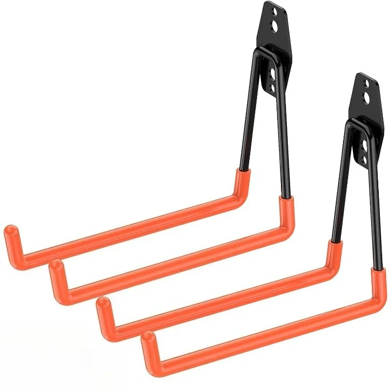 Support de tuyau mural en acier inoxydable, crochet multi-usage pour le rangement du Garage, l'organisation des outils de jardin, robuste avec vis