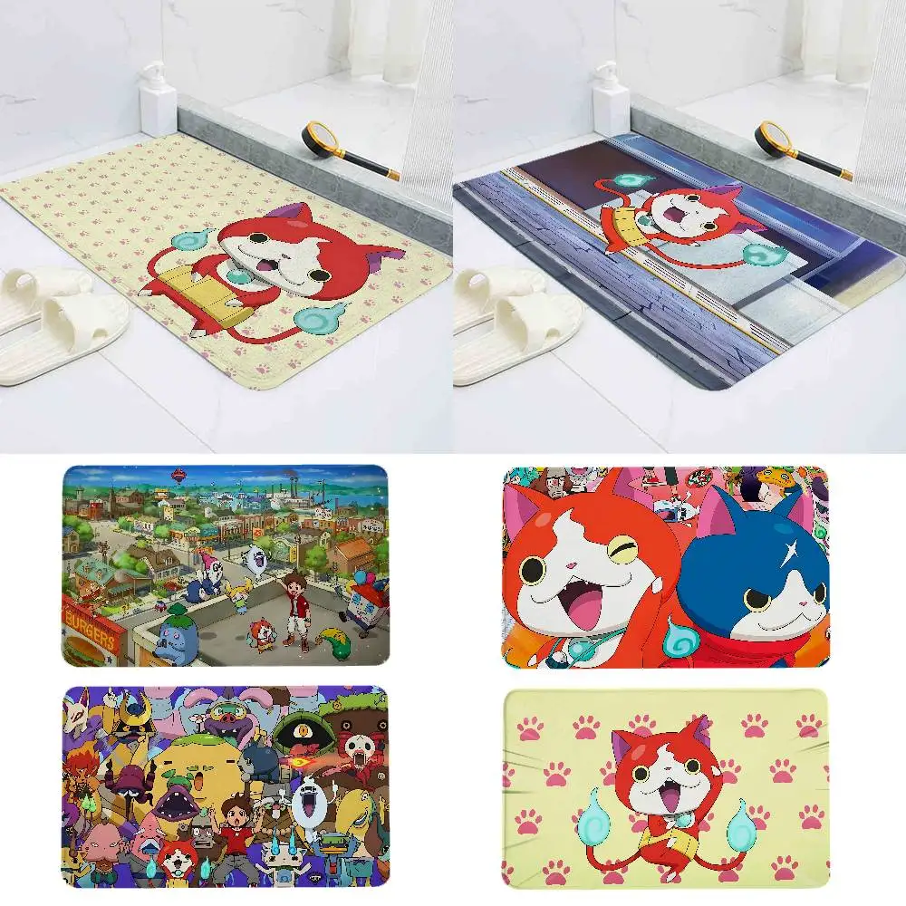 

Y-Yo Kai Watchs-Anime Floor Mat Carpet Rug For Home Living Room Bedroom Sofa Doormat Decor,kids Area Rug Non-slip Floor Mat