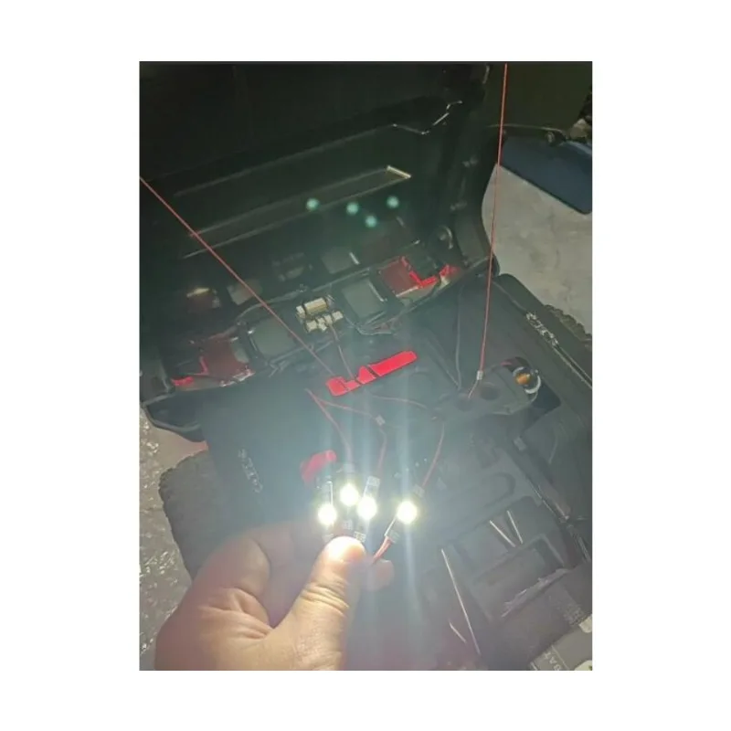 

Fender LED Lights for 1/7 RLAARLO MK07 / JK07 RC Crawler Car, Multi-Color Optional, Direct Bolt-On Upgrade Parts Accessories