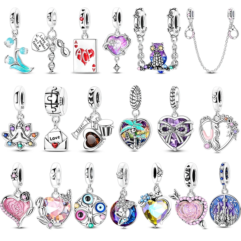 

Hot Sale Golden Charms Bead 925 Sterling Silver Tree of Life Colorful Zirconium Elephant Fit Bangle Bracelet DIY Jewelry Gifts