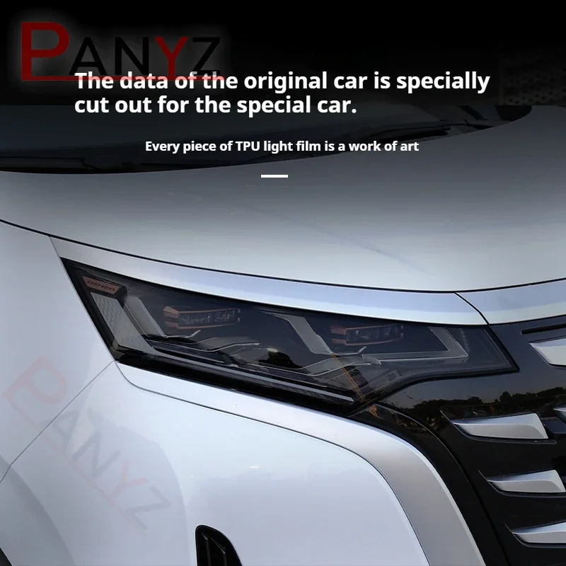 

Защитная пленка для автомобильных фар из ТПУ, прозрачная для черного/фиолетового цвета, интеллектуальная УФ-само исцеление, защита отrastлов для Mitsubishi Subaru Skoda