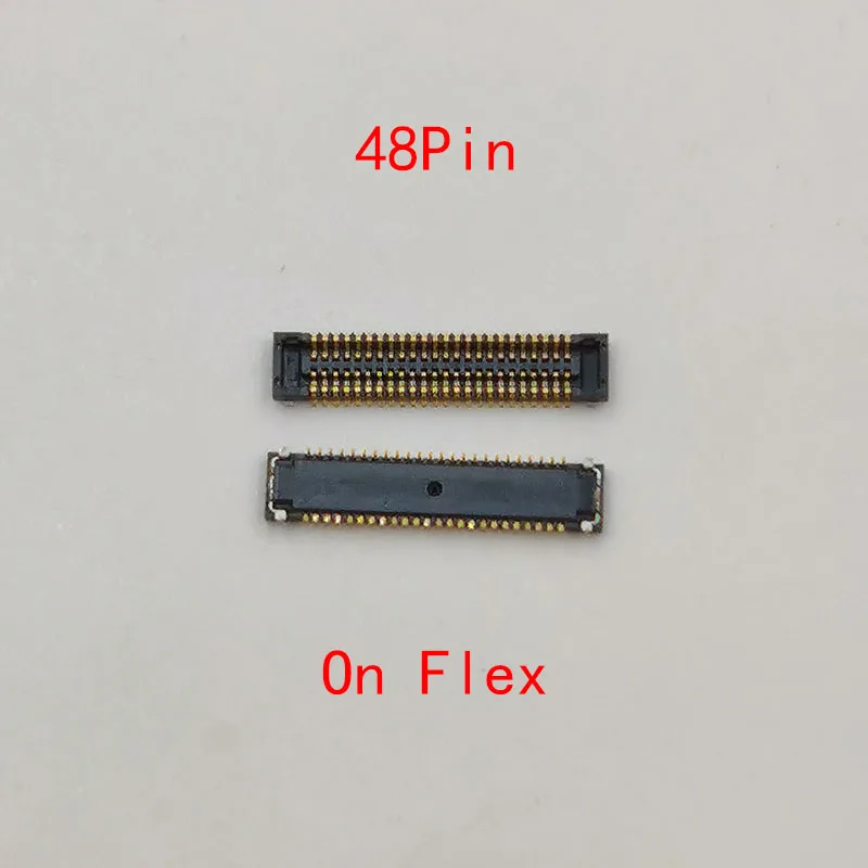 5-10Pcs 48Pin LCD Display Screen FPC Connector On Board For Samsung A7 A8 A6 Plus 2018 A530 A730 A9S J805 A750 J8 A600 A605 F