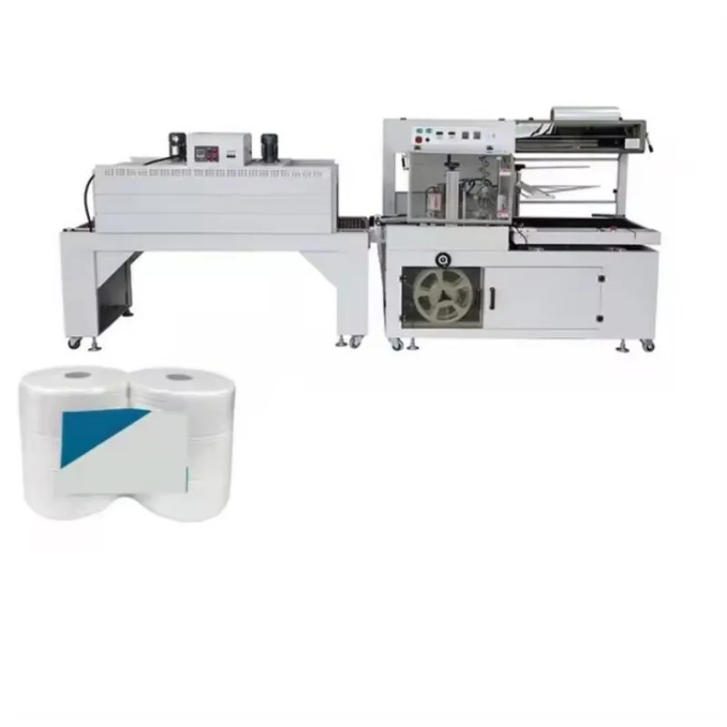 Lower Cost Paper Packing Machine Automatic Maxi Roll/Public Roll/Industrial Roll Paper Shrinking Packing Machine