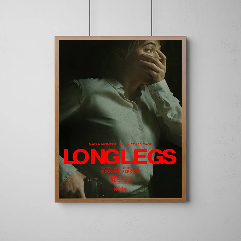 2024 New Movie Longlegs Poster Pictures Wall Decoration Living Room Bedroom Stuff Vintage For Home Decor Art Mural Decorations