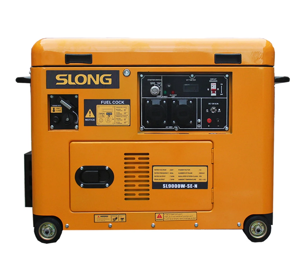 

Slong SL8000W-SE 5kw 6kW 8kw Silent oline generator super silent generator with ATS