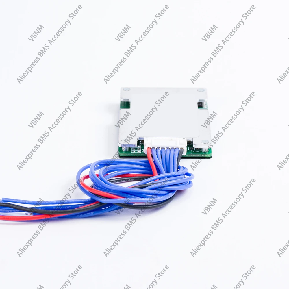 15A BMS 6S 25.2V สำหรับแบตเตอรี่ลิเธียม3.7V พอร์ตทั่วไปการป้องกันอุณหภูมิคายประจุมากเกินไป E-BIKE 60*40*3.6มม.