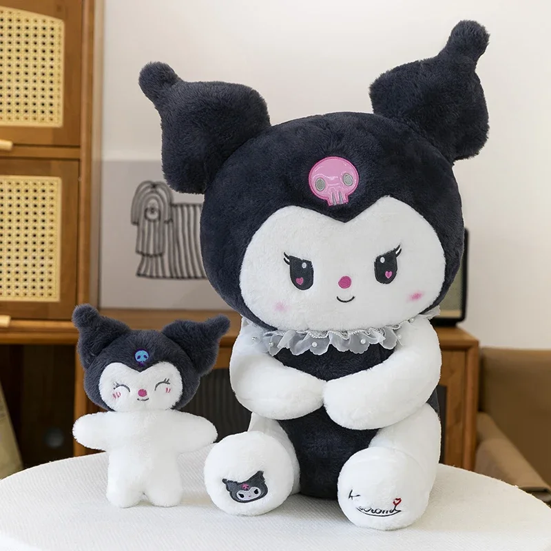 58cm 산리오 만화 귀여운 헬로키티 쿠로미 멜로디 봉제 인형 장난감 카와이 방 꾸미기 소파 쿠션 베개 봉제인형 선물