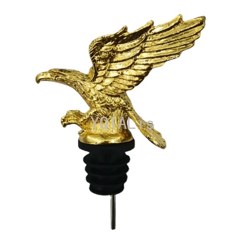 New Style Creative Eagle Shape Wine Mouth Metal Bionic Art Animal Bottle Stopper Bar Tool Festival Gift Decoration