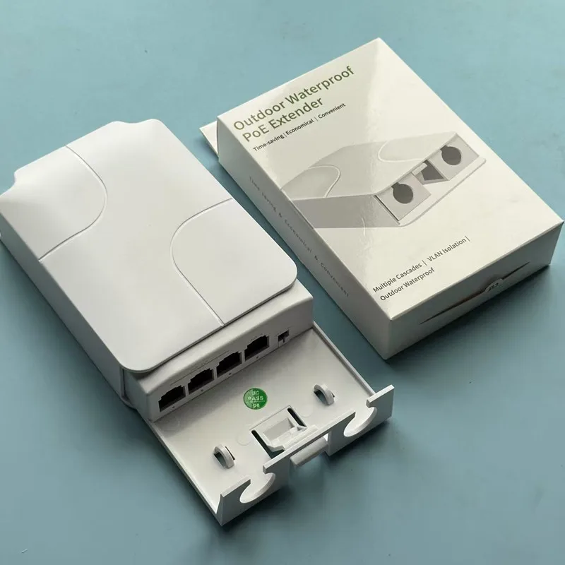 extensor-poe-a-prova-d'agua-para-exterior-repetidor-de-switch-de-rede-de-4-portas-repetidor-poe-de-4-portas-10-100mbps-para-switch-poe-camera-ip-nvr