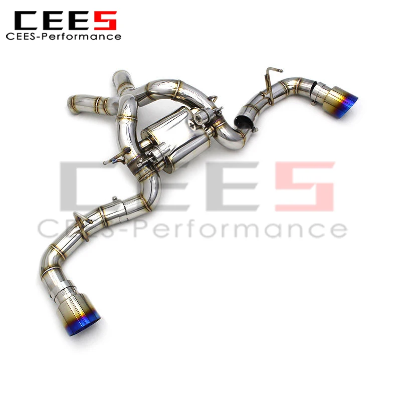 

CEES SUS304 Catback глушитель выхлопных труб для Mclaren 540 540C 3.8T 2015 + гоночная выхлопная система с управлением клапаном