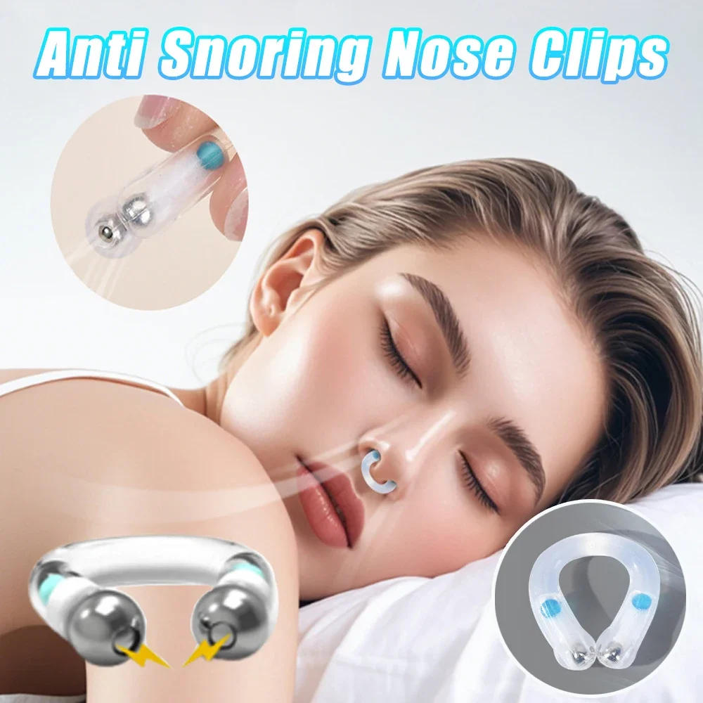 Anti Snoring Device Nose Clips Explosion Bead Nasal Breathing Dilators Snore Stopper Improve Sleeping Increase Sports Air Intake