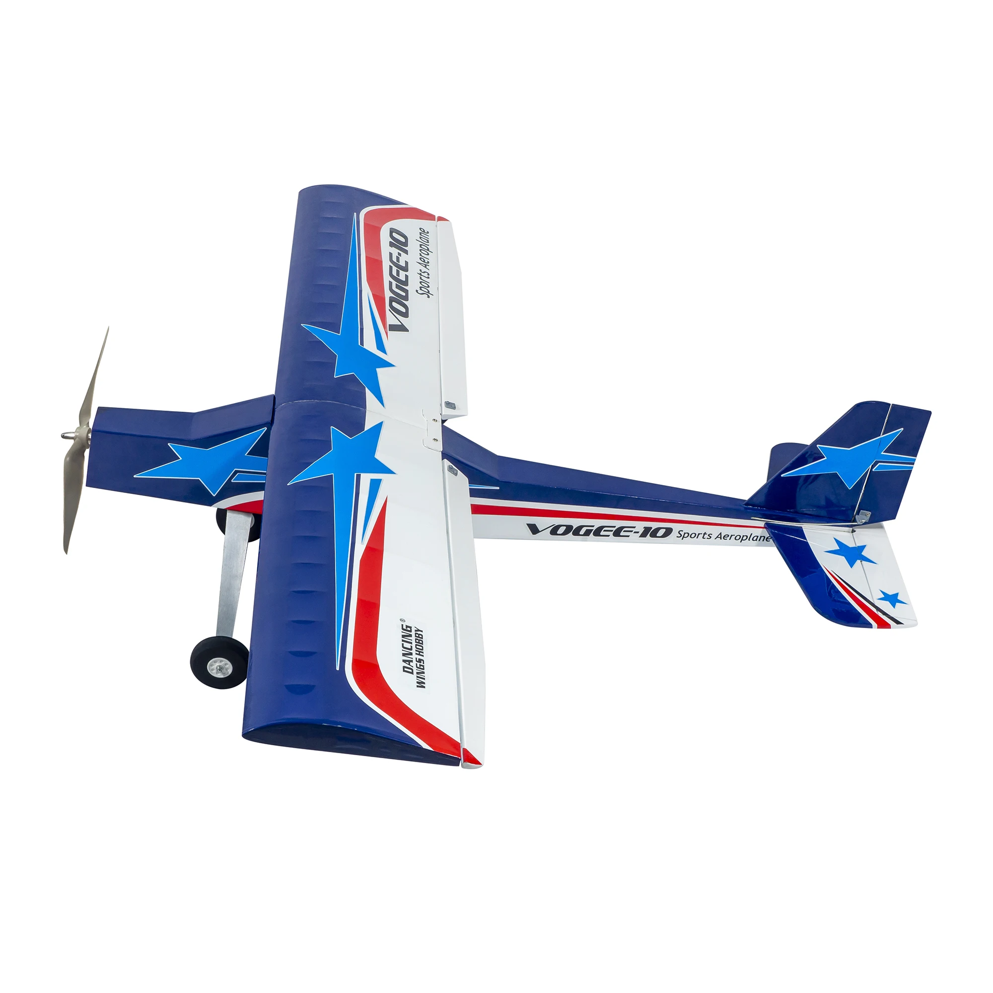 DW Hobby Vogee-10 1070mm Balsa ARF Trainer Kit - Vorgefertigtes RC-Flugzeug PNP Holzmodell – Detail 7