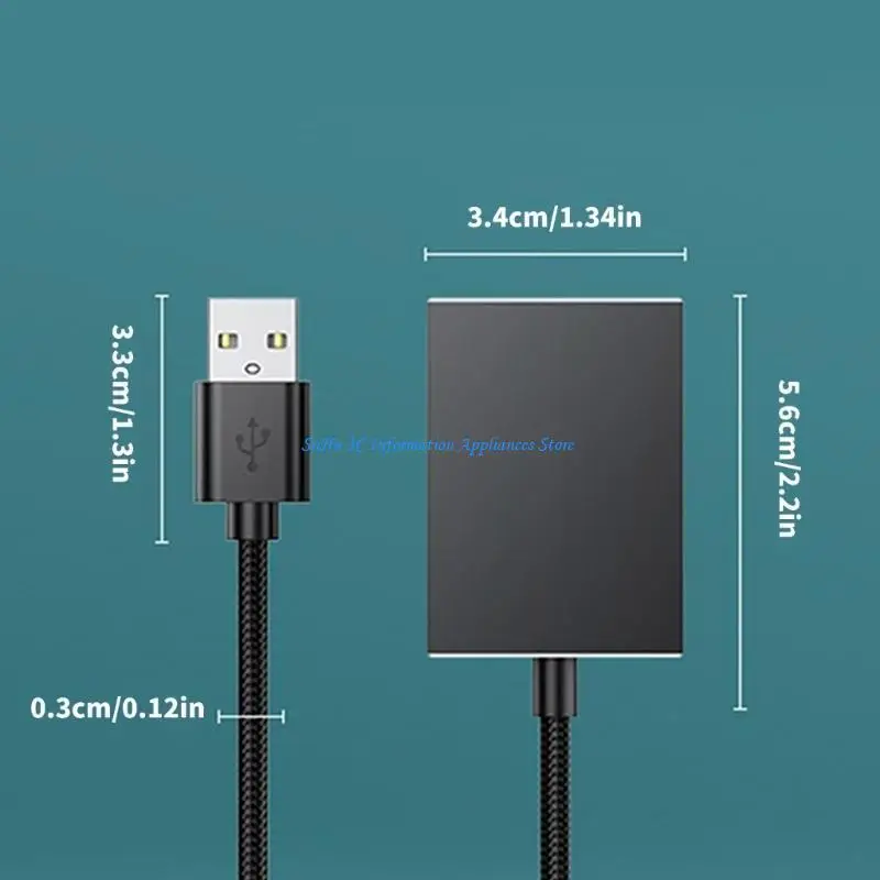 3.5 محول USB السمعي والكابل لجهاز الكمبيوتر المحمول للكمبيوتر التلفزيوني إلى SPDIF البصري #6