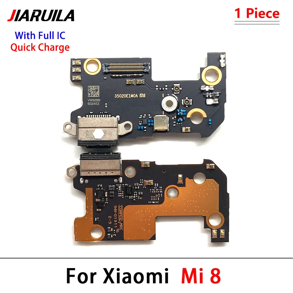 USB Charger For Xiaomi Mi 8 Charger Board Flex Charging Port Connector Board Parts Flex Cable