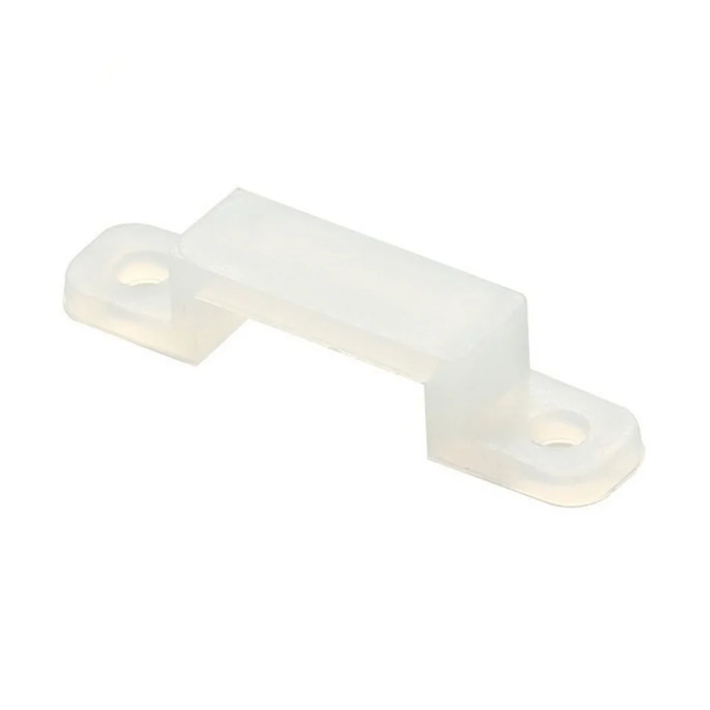 

10 Pcs Strip Light Mounting Brackets Fixing Clips LED Bar Attachment Suitable 10mm Wide Waterproof Heat Resistant Durable LED