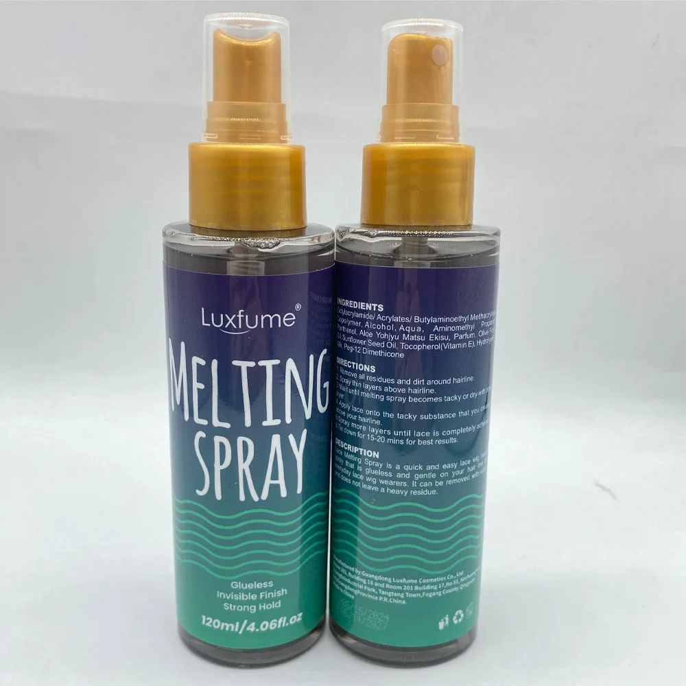 Lace Melting and Holding Spray Glue-Less Hair Adhesive for Wigs, Strong Natural Finishing Hold with Control wig glue