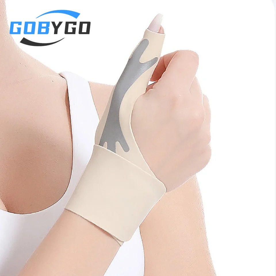 GOBYGO 1PCS Light Thin Thumb Tendon Sheath Wrist Guard Orthodontic Pressure Wrapped Wrist Guard Anti Sprain Thumb Protective