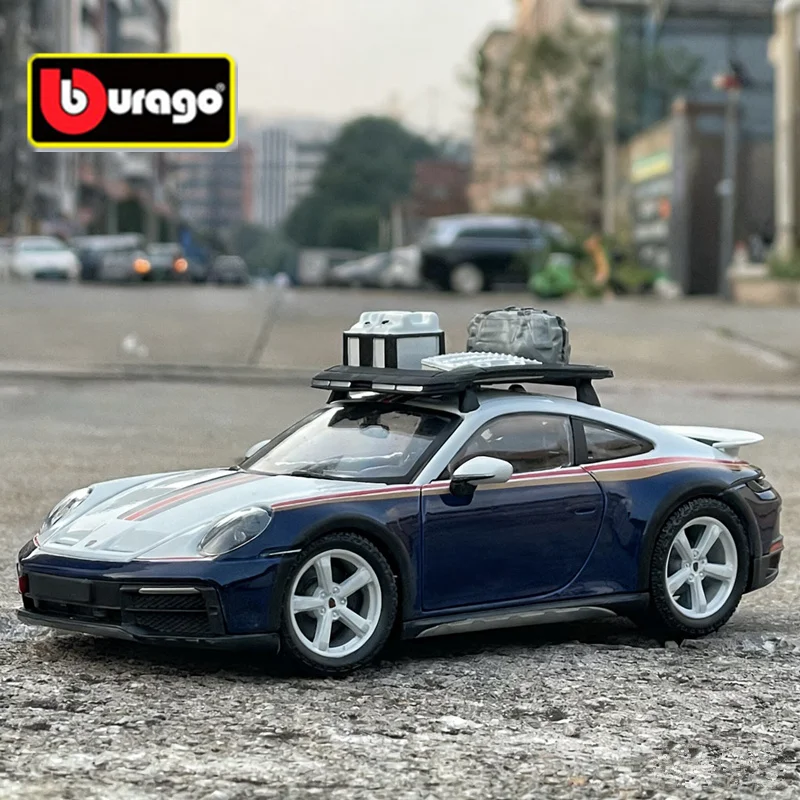 

Bburago 1:24 Porsche 911 Rally Alloy Sports Car Model Diecast Metal Track Racing Car Vehicles Model Simulation Children Toy Gift