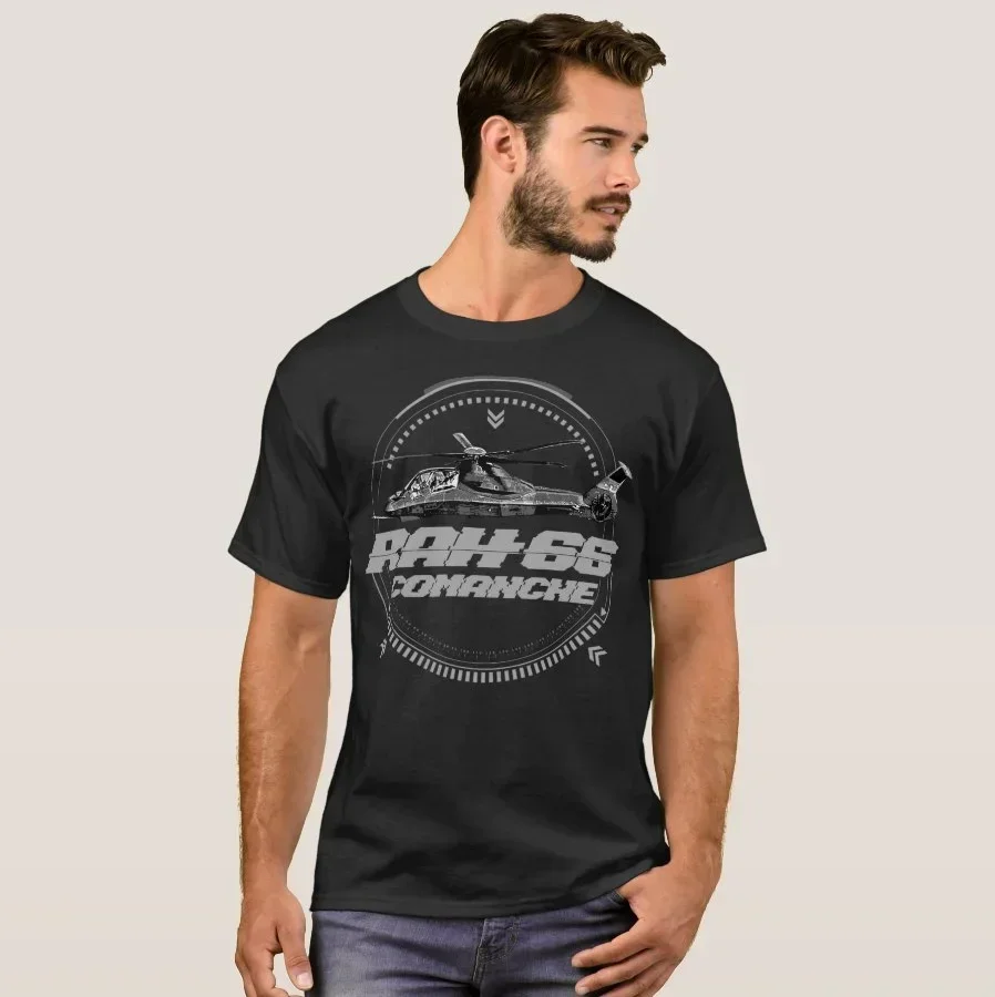 

US Army RAH-66 Comanche Armed Reconnaissance and Attack Helicopter T Shirt. Short Sleeve 100% Cotton Casual T-shirts Loose Top
