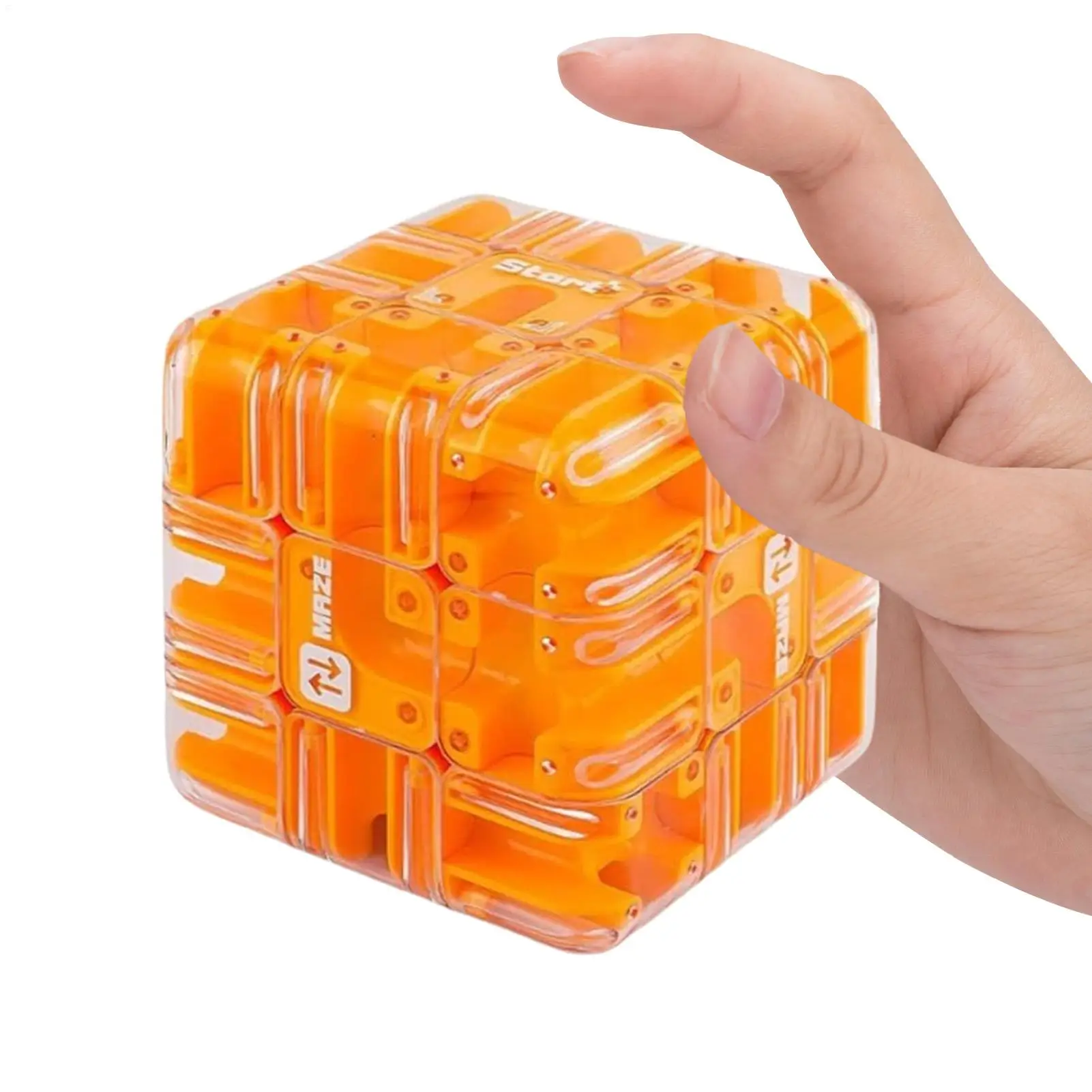 Maze Toy Interactive 3D Mind Teaser Maze Cube for Classroom Party Birthday School Waiting Room Family Gathering Social Event